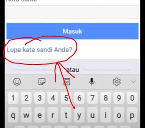 Petunjuk Mengatasi Lupa Kata Sandi