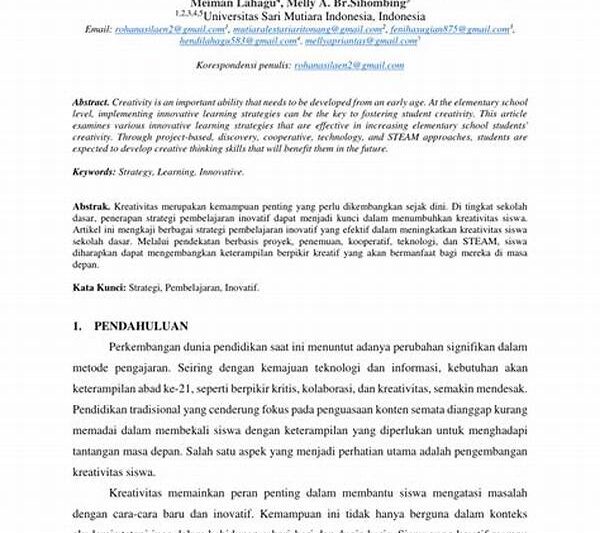 Strategi Inovatif Dalam Menyelesaikan Masalah